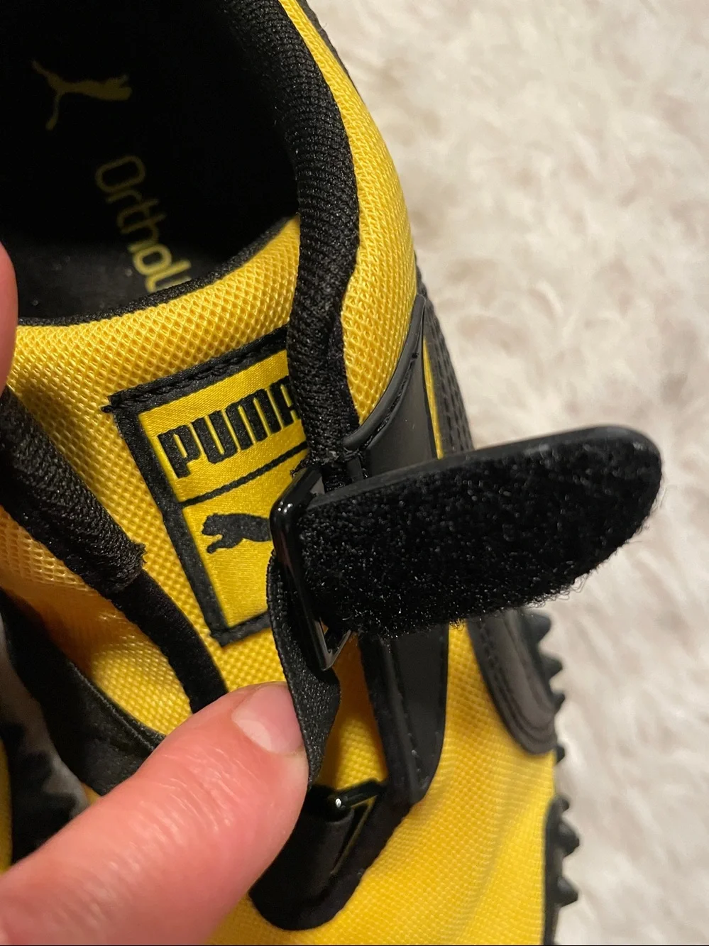 Puma Mostro OG Prime Yellow and Black  Performance Sneakers unisex 41 M8.5/ W10